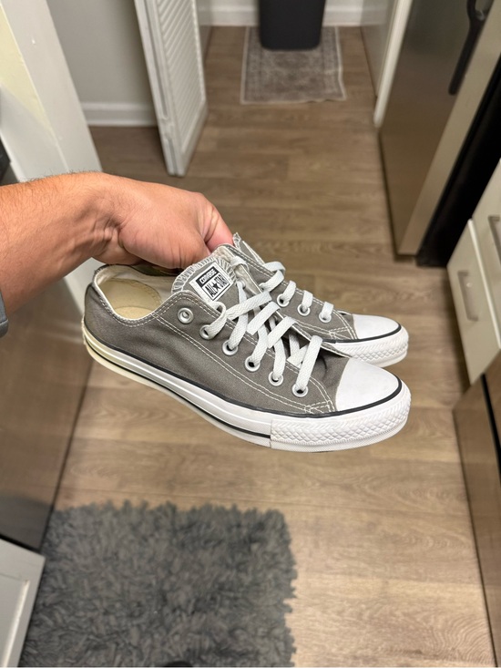 Converse Shoes - Converse Chuck Taylor All Stars Lowtop Gray White Women Size 7.5 Used